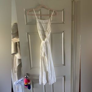 Aritzia midi cotton dress